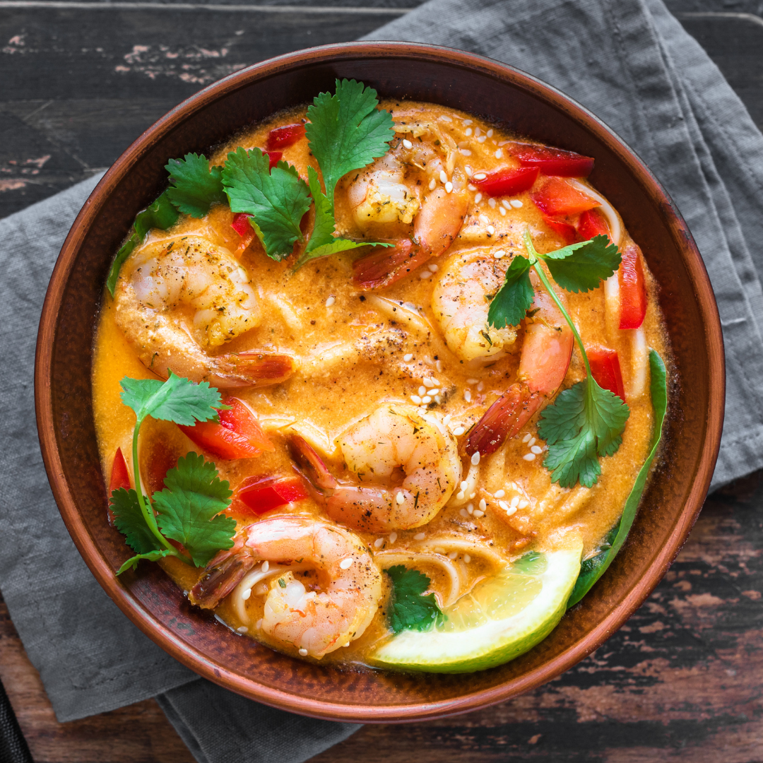 Thai Shrimp Bone Broth Soup
