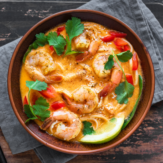 Thai Shrimp Bone Broth Soup