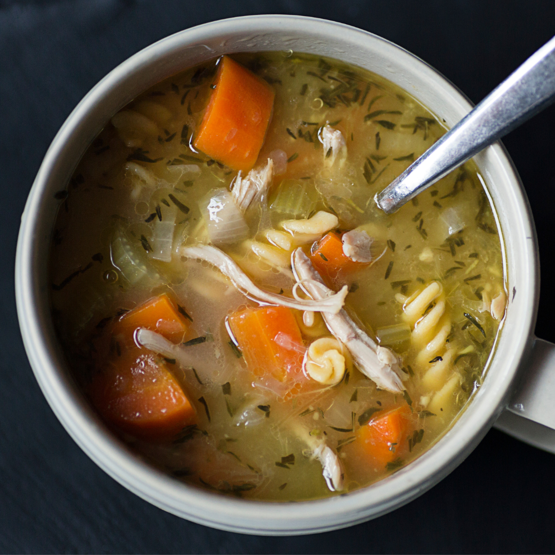 Bone Broth Chicken Noodle Soup